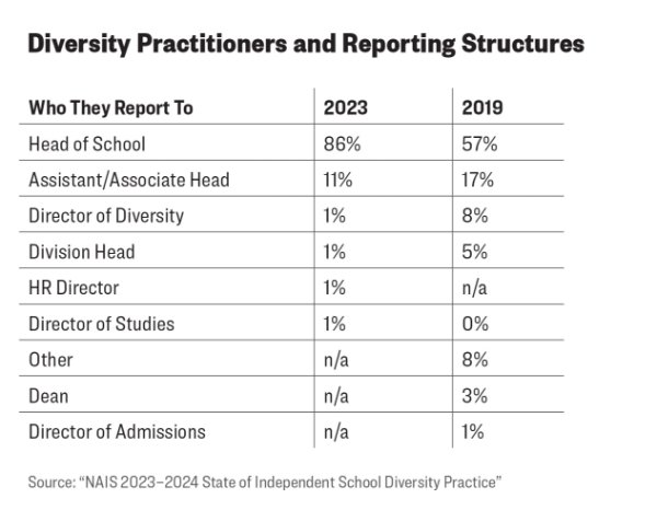 Diversity Practitioners and Reporting Structures